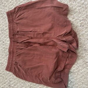 Women's Casual Shorts - Rust
